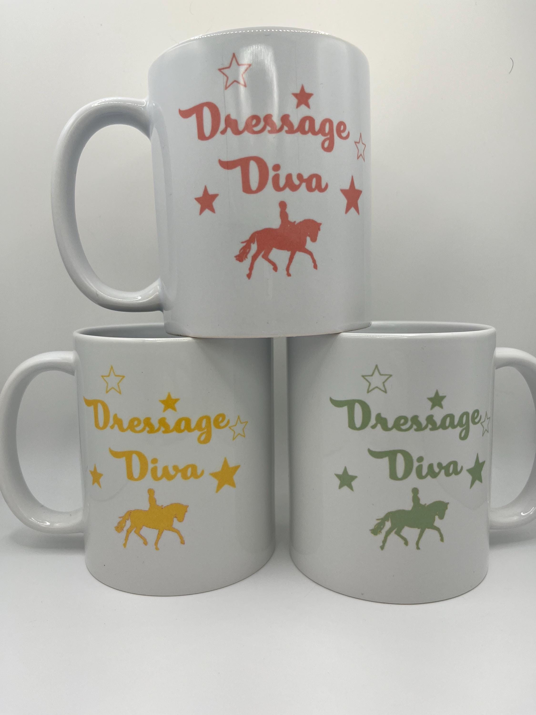 Dressage Diva Mug: Equestrian Gift for Horse Lovers