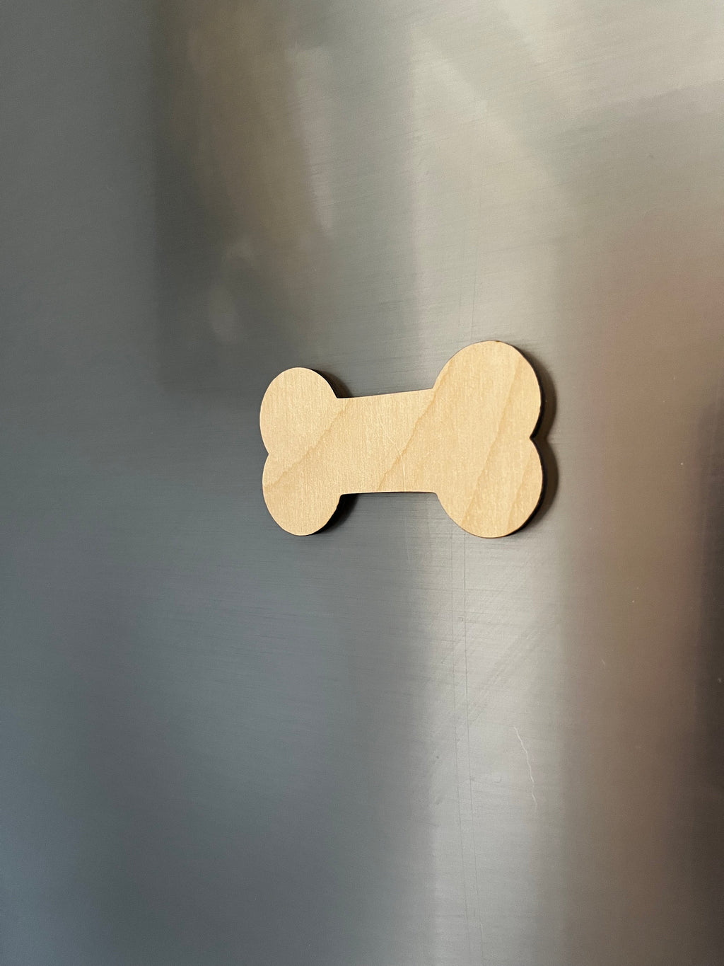Personalised Wooden Bone Fridge Magnet - Dog Memorial Gift
