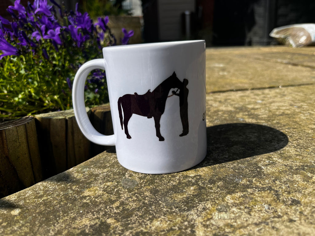 Horse Show Dad Mug: Equestrian Humor Gift (Gift Box)
