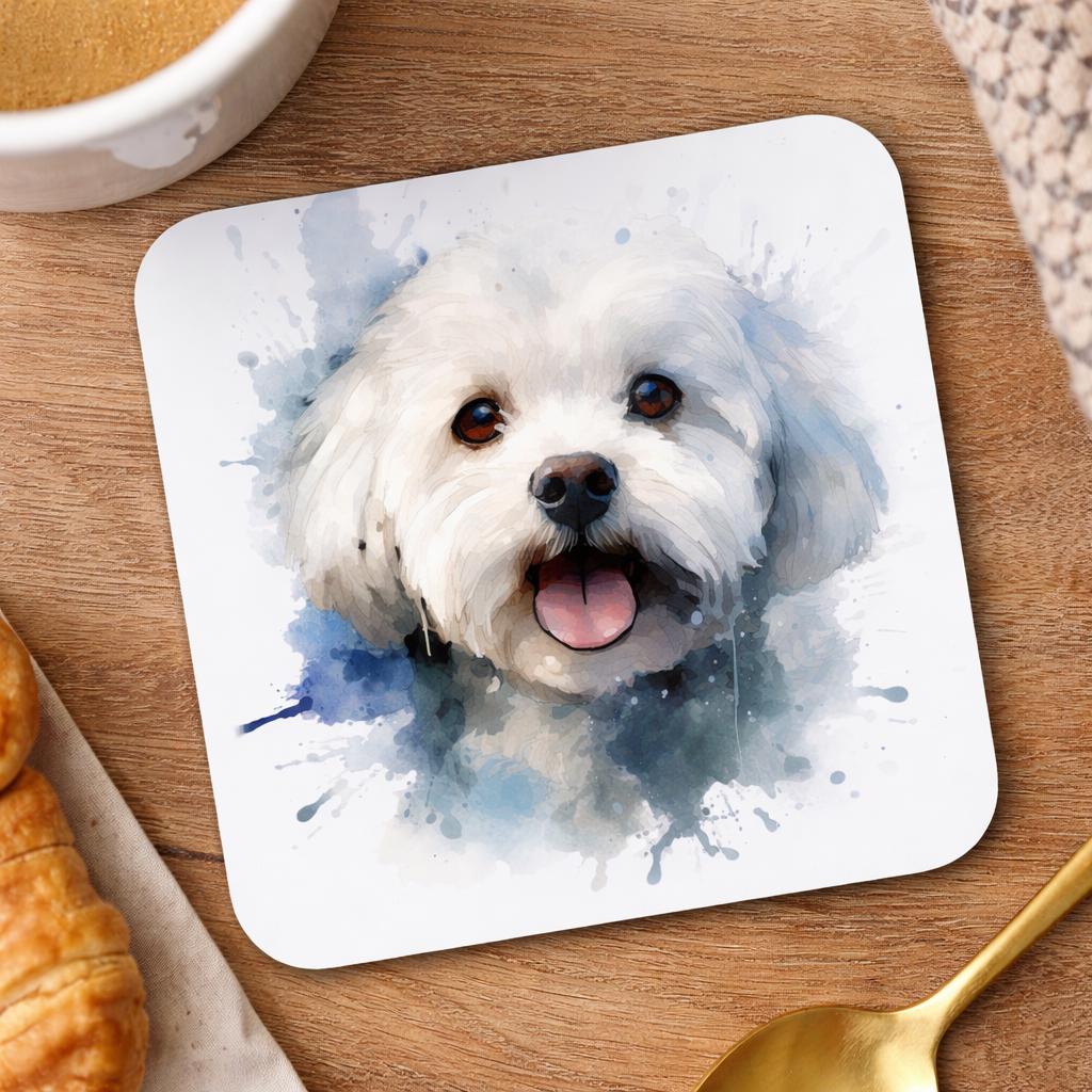 Bichon Frise Mug and Coaster Gift Set, Dog Lover Mug, Cute Dog Mum Coffee Cup UK, Bichon Owner Gift Idea, Pet Lover Tea Mug with Gift Box