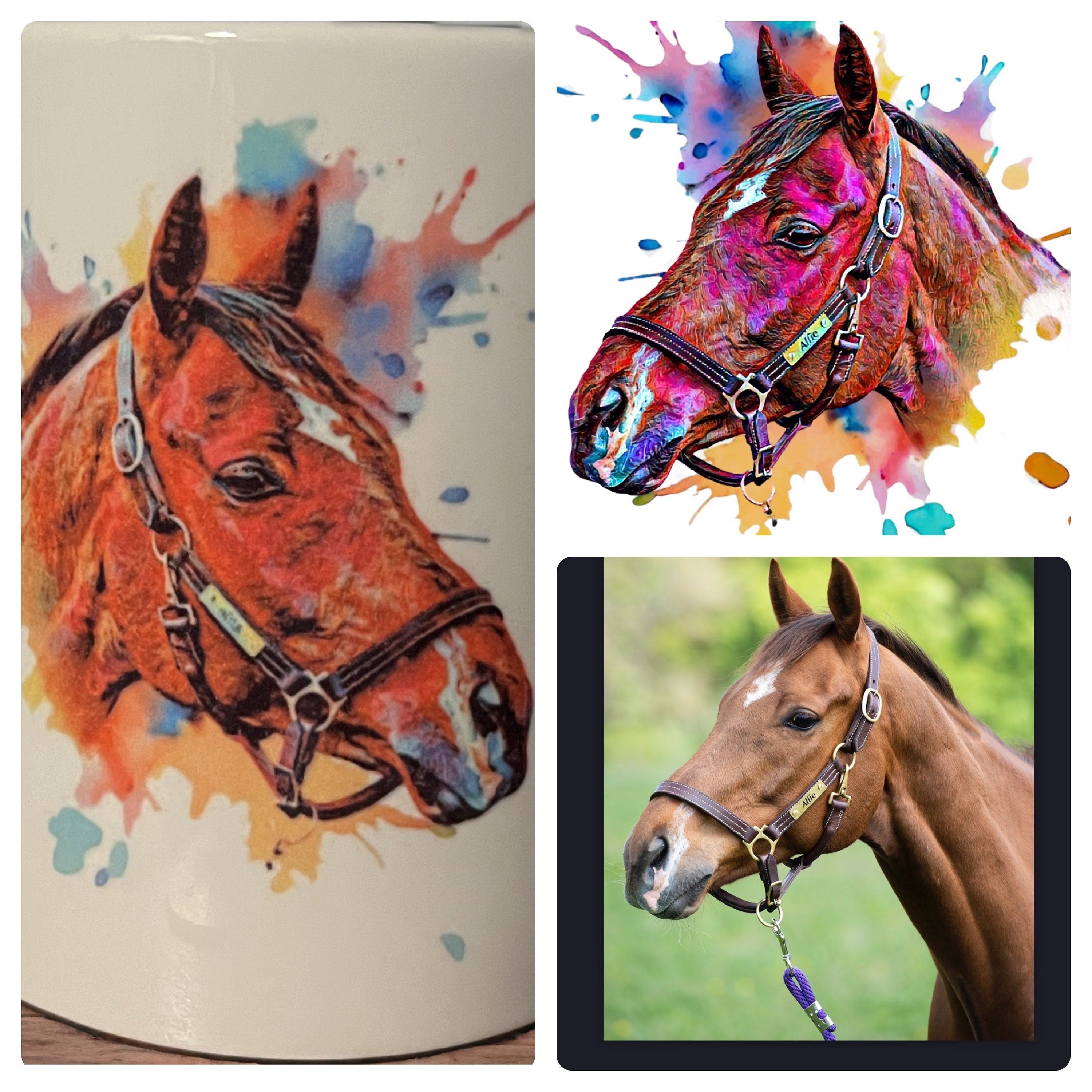 Personalised Pet Photo Mug: Custom Dog, Cat, Horse Gift