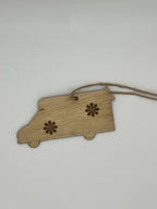 Personalised Horsebox Air Freshener – Wooden Horsebox Gift