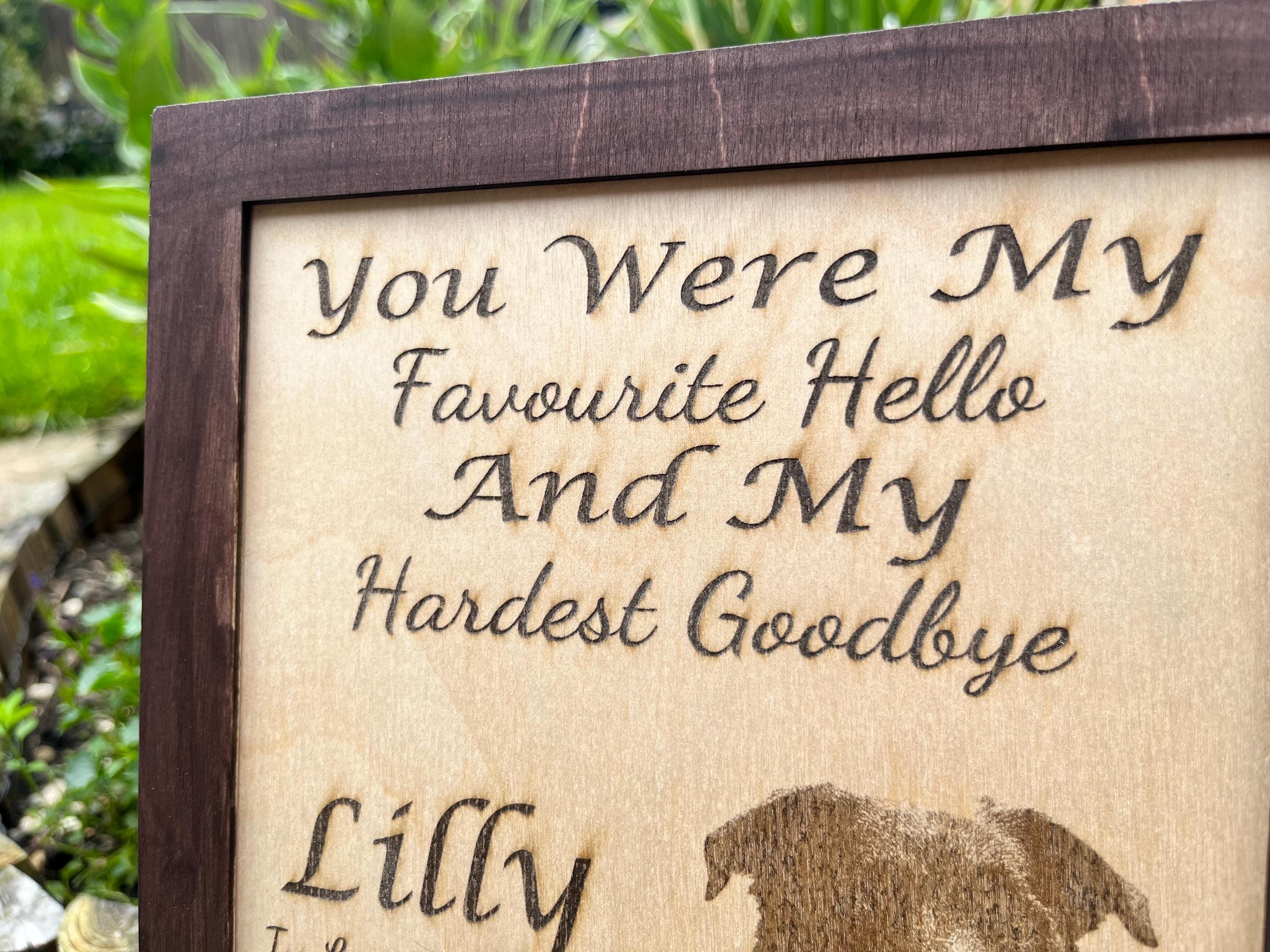 Custom Dog Memorial Collar Holder: Wooden Pet Keepsake Display