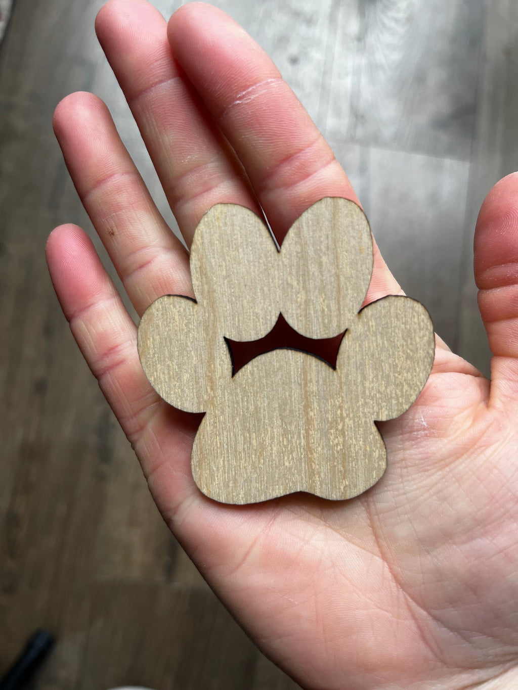 Personalised Paw Print Magnet: Pet Memorial, Cat or Dog Remembrance