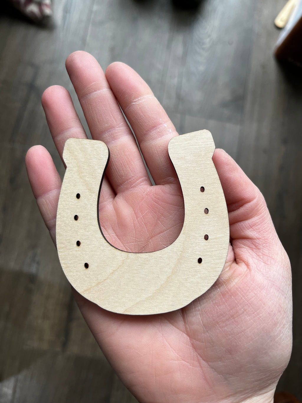 Personalised Wooden Horseshoe Magnet: Horse Memorial Gift