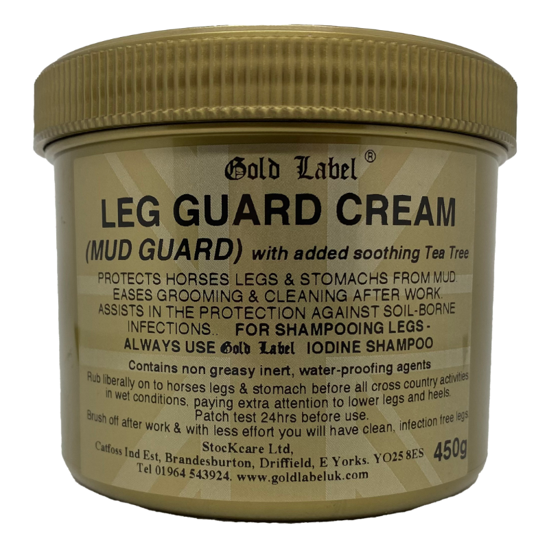 Gold Label Leg Guard Cream for Horses 450gm