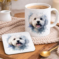 Bichon Frise Mug and Coaster Gift Set, Dog Lover Mug, Cute Dog Mum Coffee Cup UK, Bichon Owner Gift Idea, Pet Lover Tea Mug with Gift Box