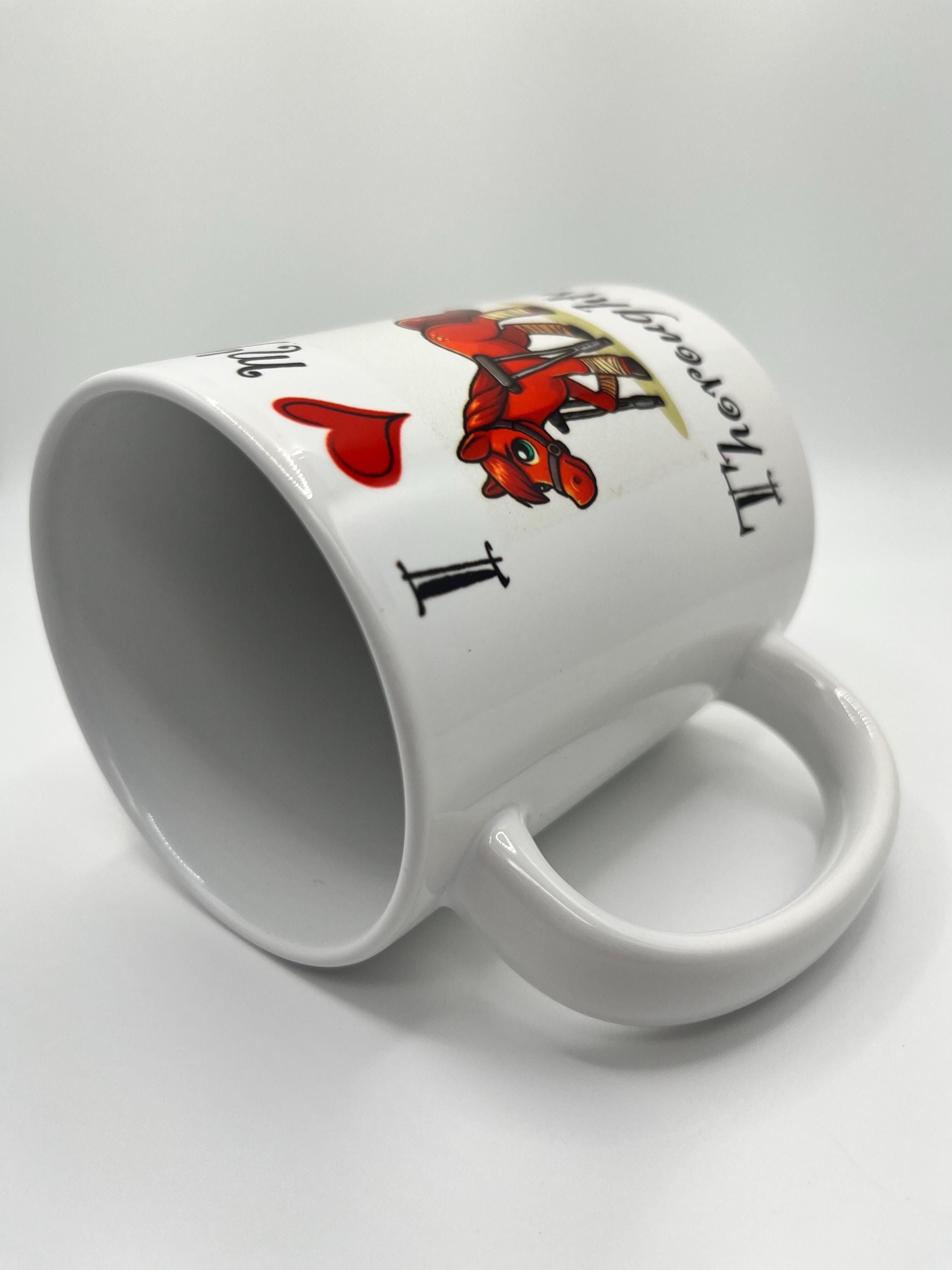 Humorous Horse Mug: "I Love My Thoroughtw*t" Equestrian Gift