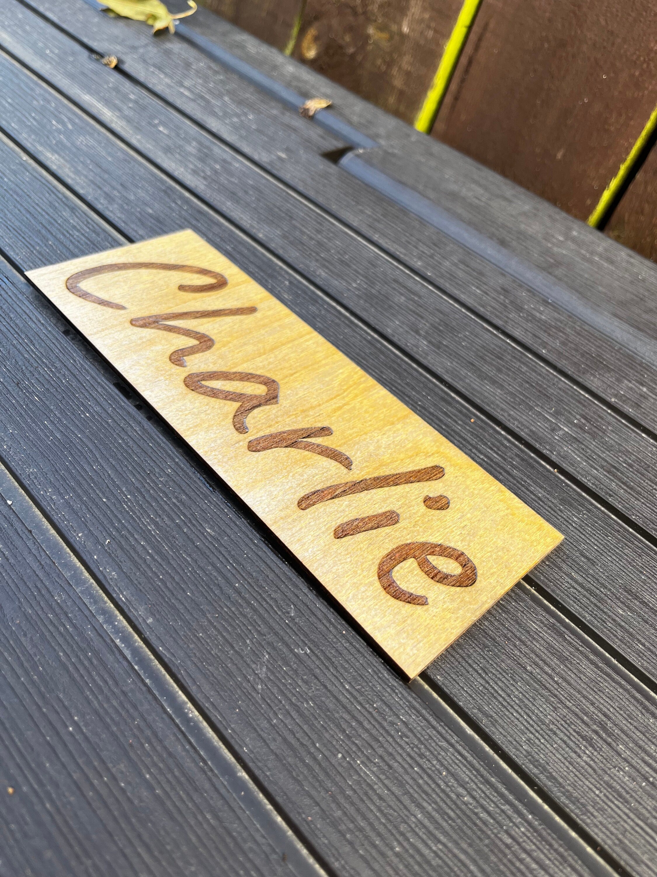 Personalised Wooden Stable Door Sign – Custom Horse Name Plaque – Engraved Equestrian Yard Sign