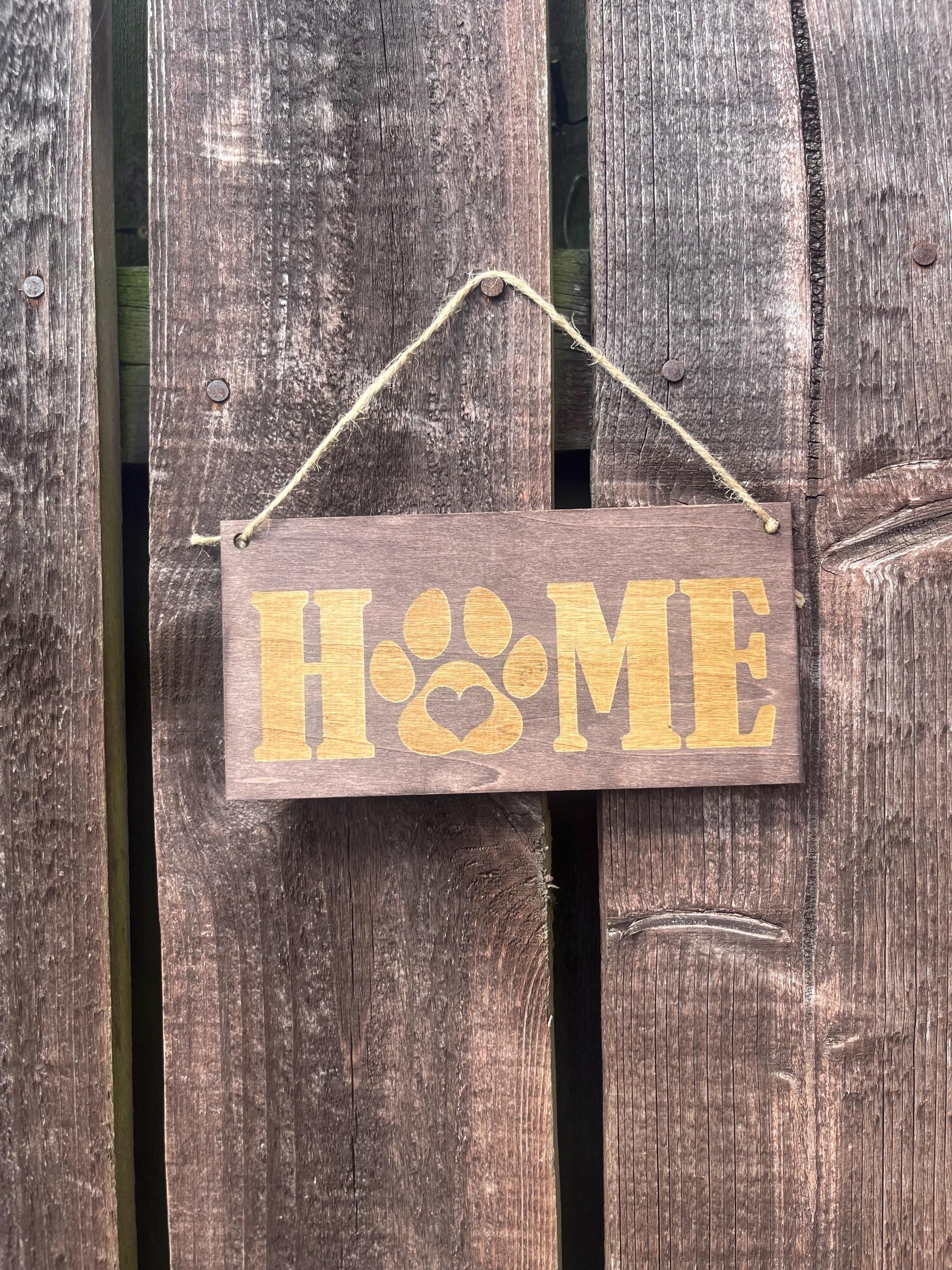 Rustic Wall Sign, Home Decor For animal Lovers