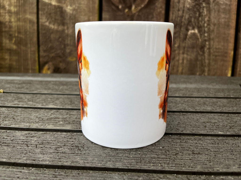 German Shepherd Mug: Watercolor Dog Lover Gift with Gift Box
