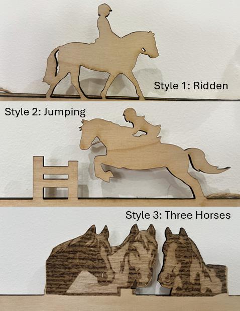 Horse Rosette Holder Personalised | Equestrian Rosette Display | Custom Rosette Hanger | Horse Show | Gift for Horse Owner | Handmade | UK