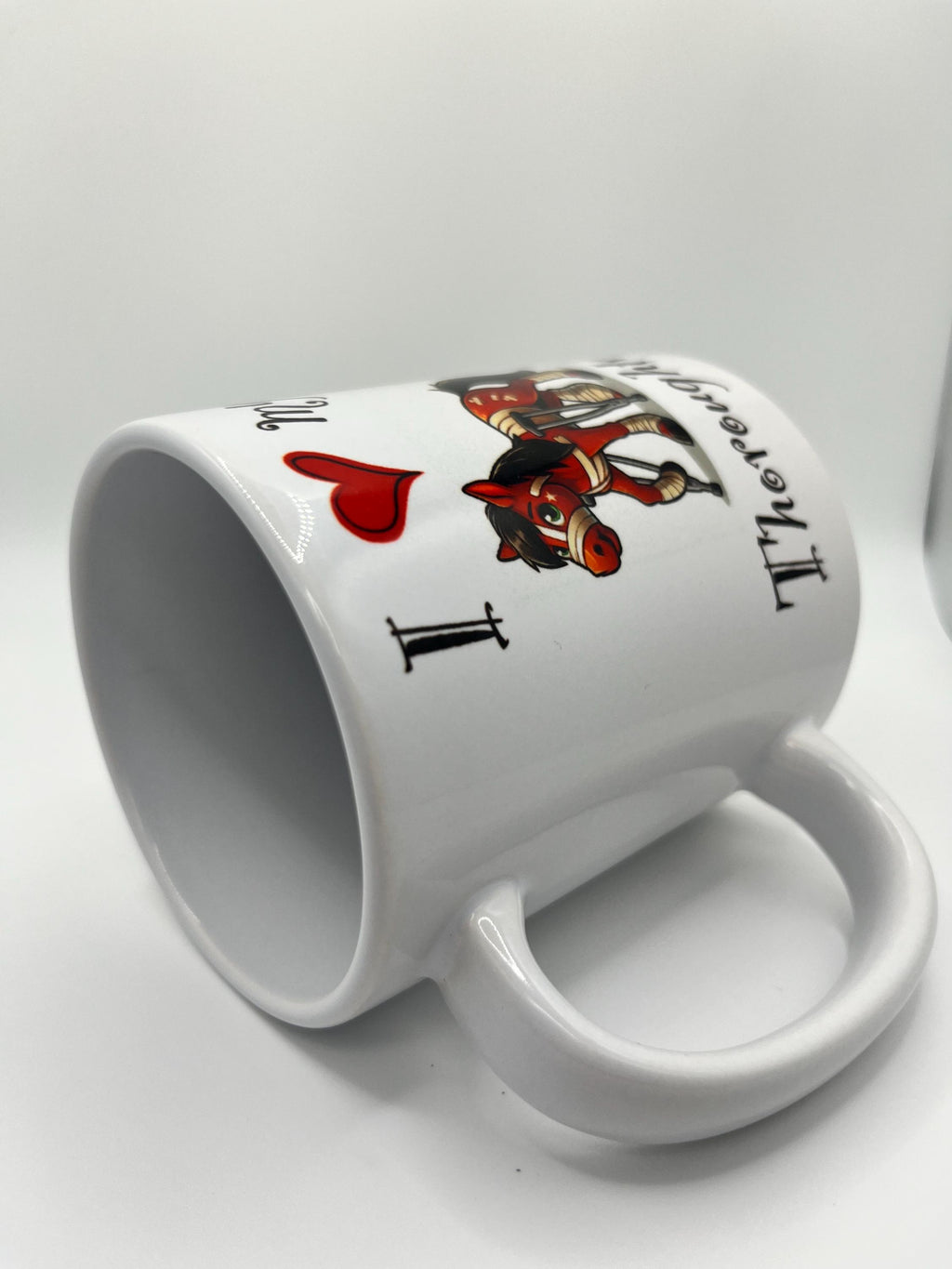 Humorous Horse Mug: "I Love My Thoroughtw*t" Equestrian Gift